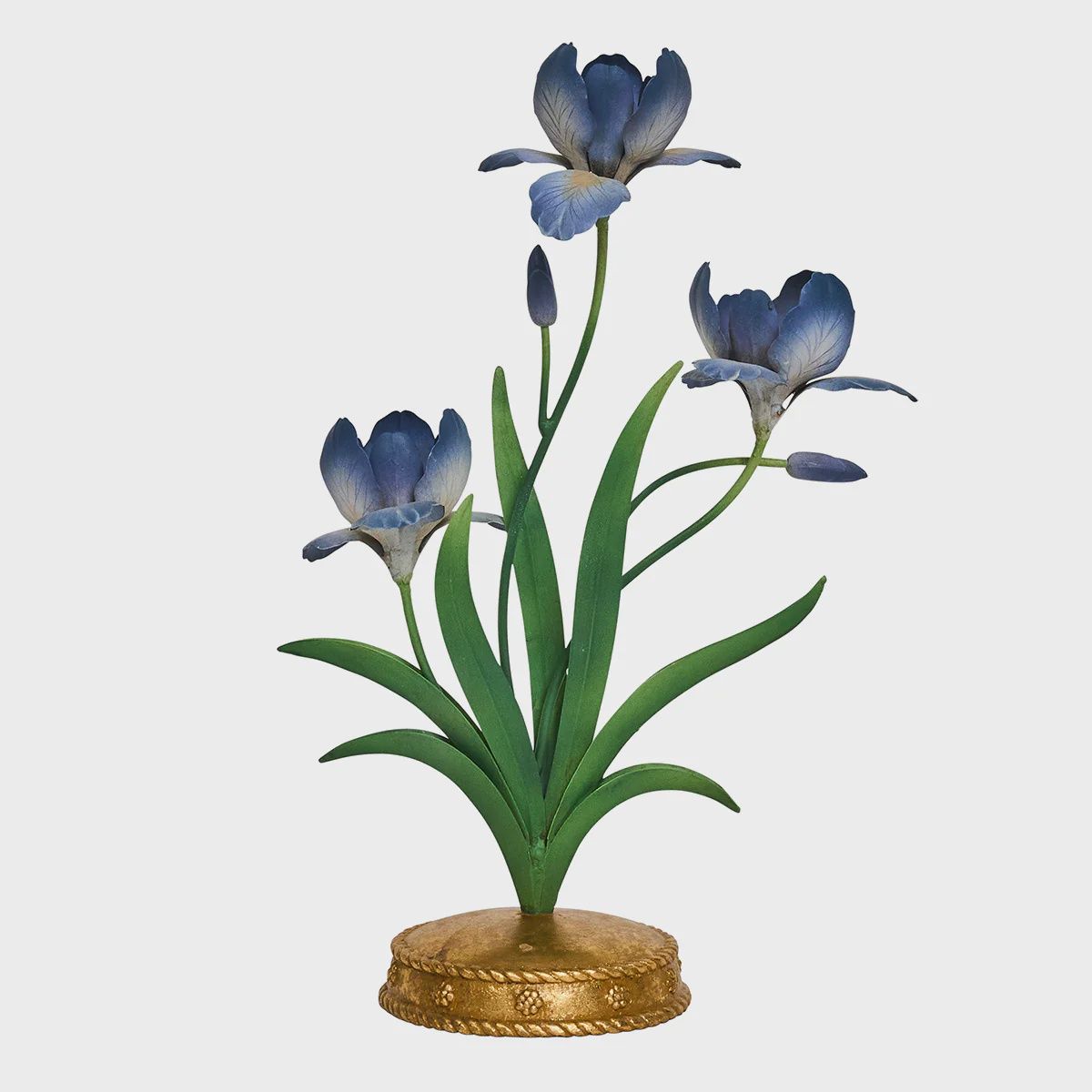 Meadow Walk Iris 14" Centerpiece Candlelabra
