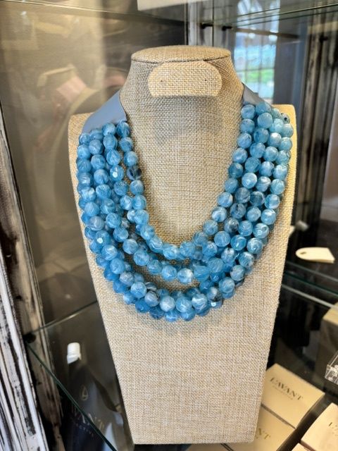 Multi Bead Magnetic Clasp Necklace