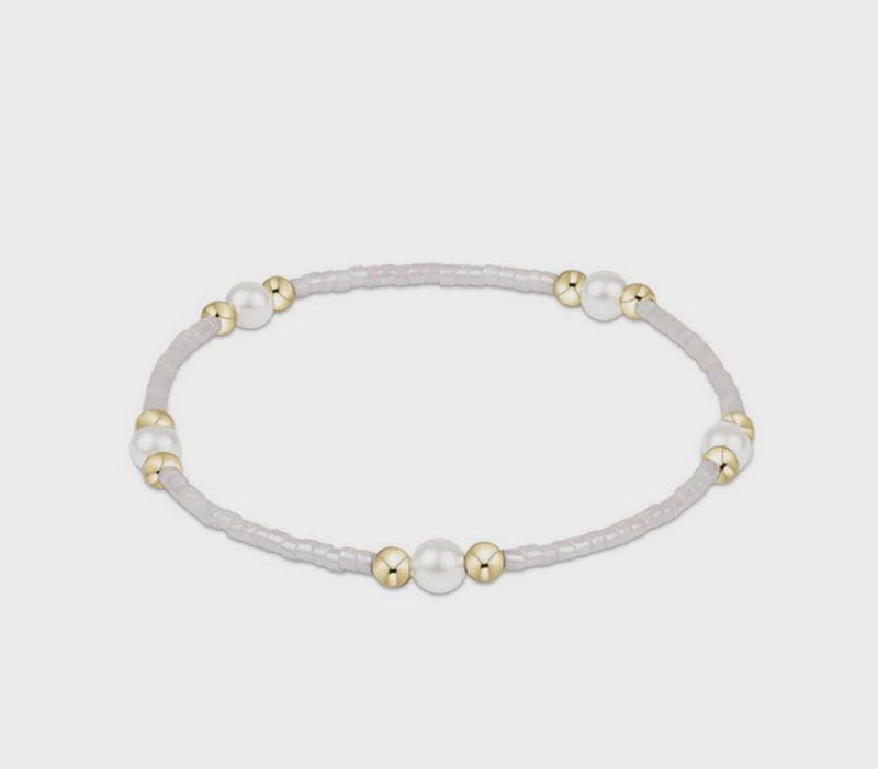 enewton Hope Purpose Pearl Bracelet - Silky White