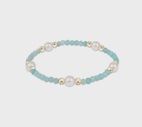 enewton Purpose Pearl 6mm Gem Bracelet - Amazonite