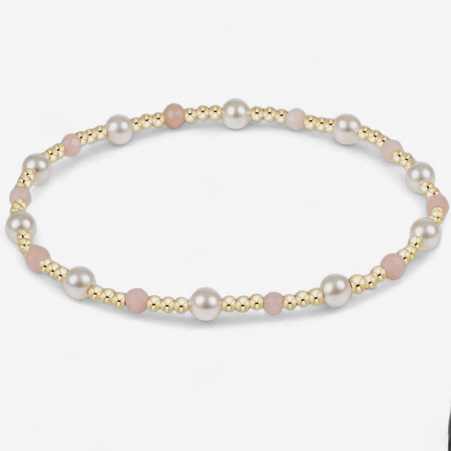enewton Pearl Sincerity 4mm Gemstone Bracelet - Pink Opal