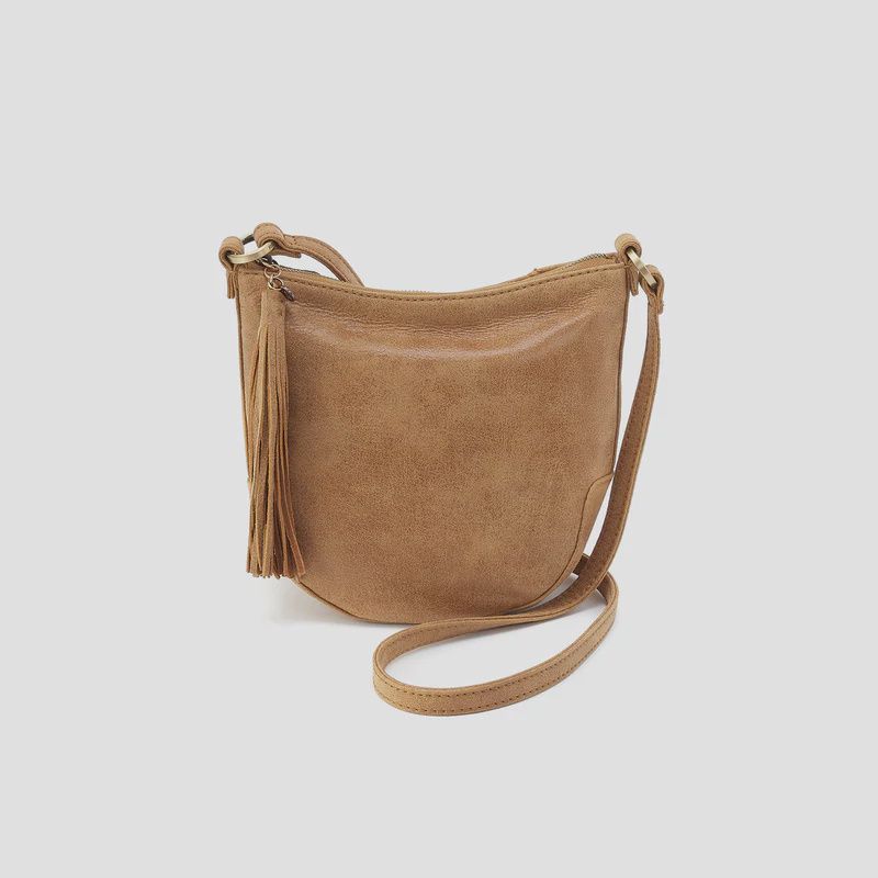 HOBO Lexi Crossbody in Buffed Leather (Whiskey)