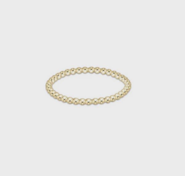 enewton Classic Gold 1.5mm Bead Ring, Size: 6