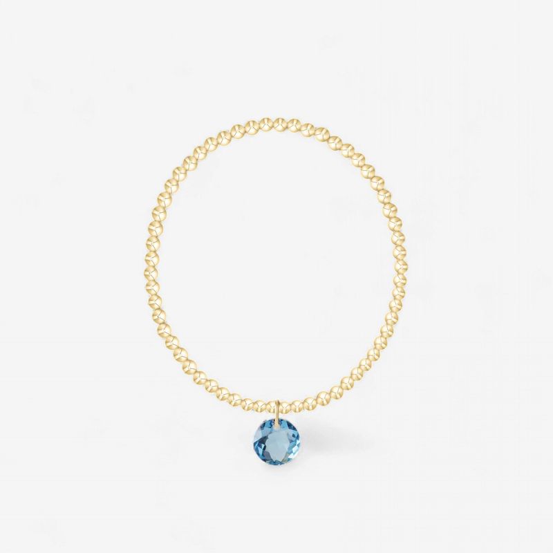 enewton Classic Gold 3mm Bracelet - Reflection Charm -03