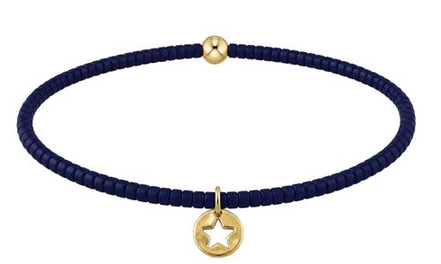 Enewton Hope Classic Bracelet Navy Star Small Gold Disc