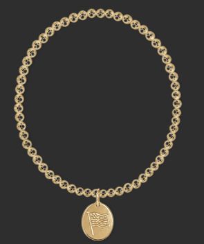 Enewton Classic Gold 3mm Bracelet - Inspire America Gold Disc