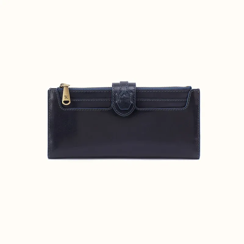 HOBO Dunn Continental Wallet (Navy Horizon)