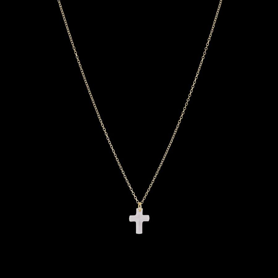 enewton 16" Necklace Gold - Blessed Crystal Charm