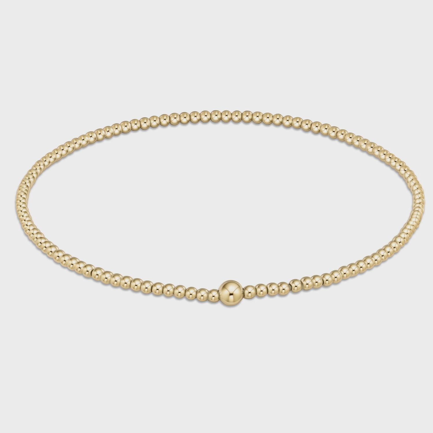 enewton Classic Gold 2mm Bead Bangle