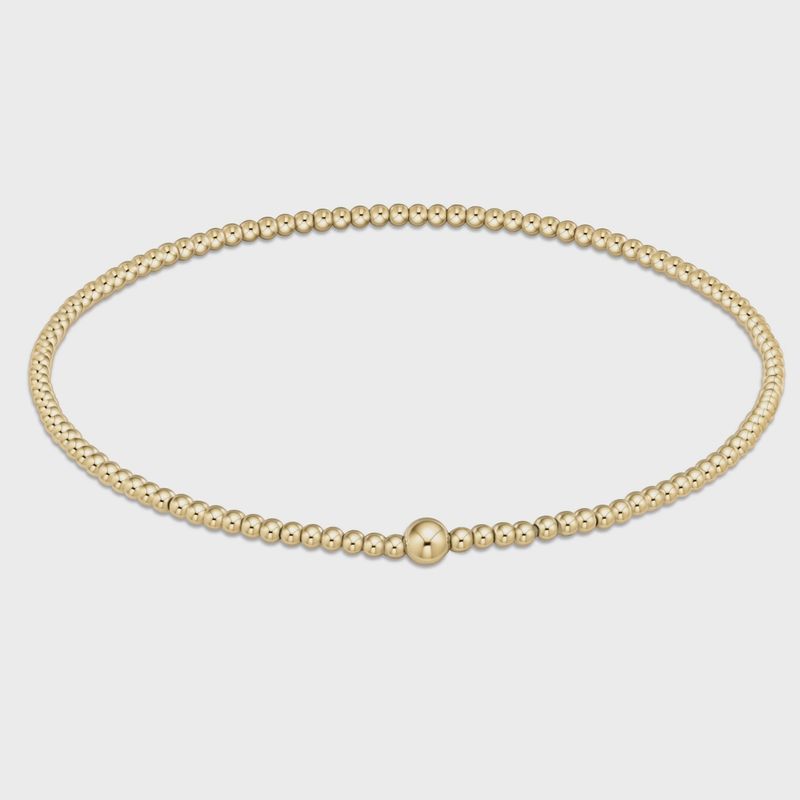 enewton Classic Gold 2mm Bead Bangle