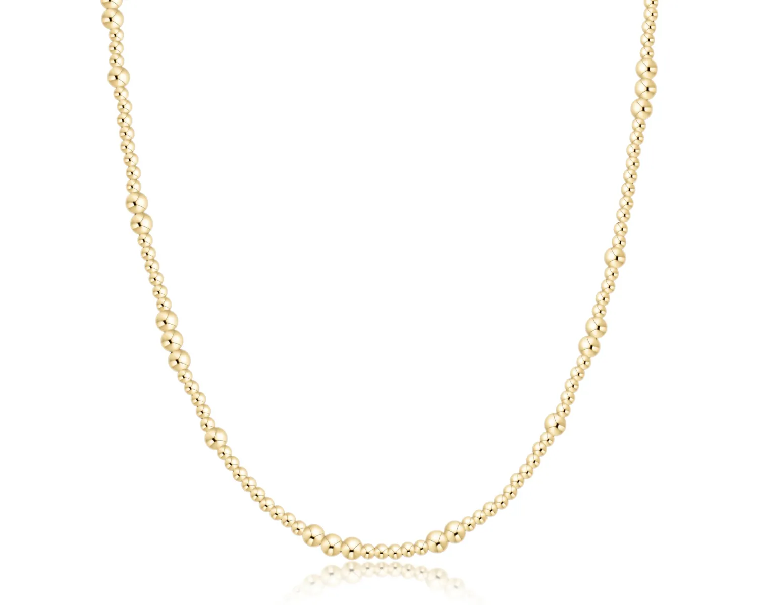 enewton 17" Choker Beaded - Hope Unwritten Gold 3mm