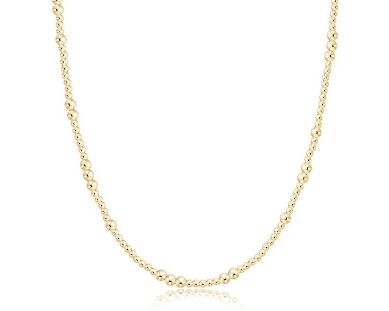 enewton 17" Choker Beaded - Hope Unwritten Gold 3mm