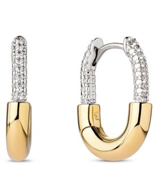 Ana Luisa Gold Hoops Brynley Hoops Mini Micropave