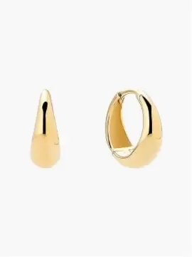 Ana Luisa Small Gold Hoop Earrings Nate Medium