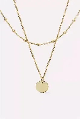 Ana Luisa Coin Necklace Set Willow