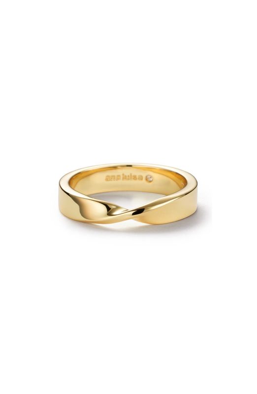 Ana Luisa Gold Band Ring Eliora 7