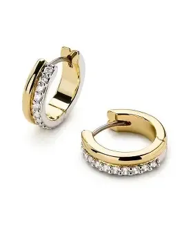 Ana Luisa Huggie Earring Asher Pave