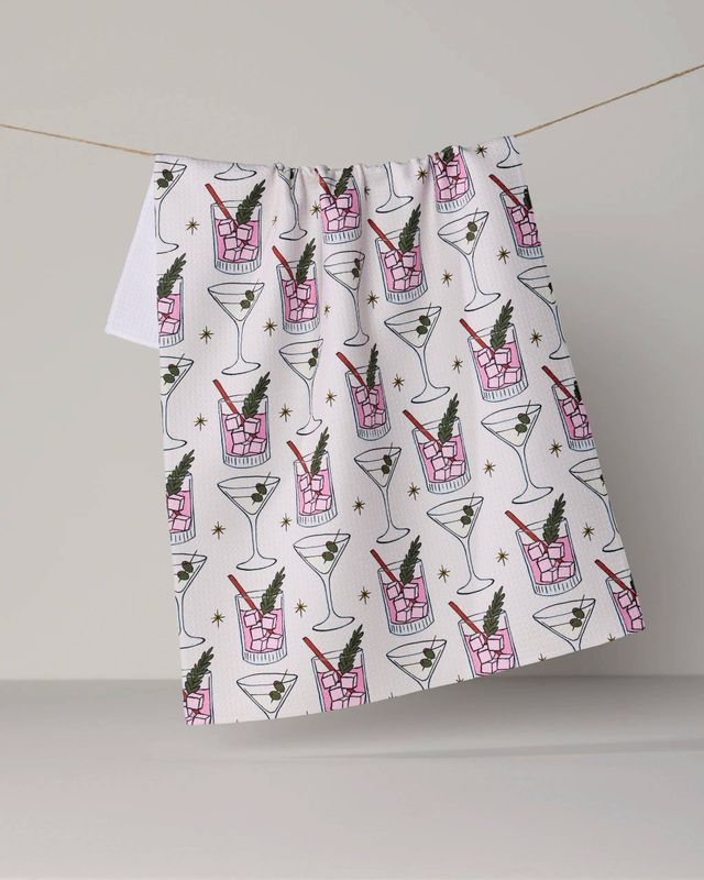 Cocktail Countdown Tea Towel - Holiday 2026