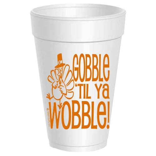 Gobble Til Ya Wobble Turkey - 10 pack, Color: Burnt Orange