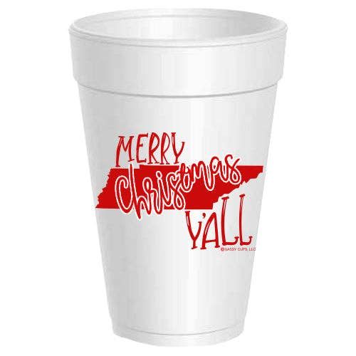 Merry Christmas Y'all Tennessee - 10 pack