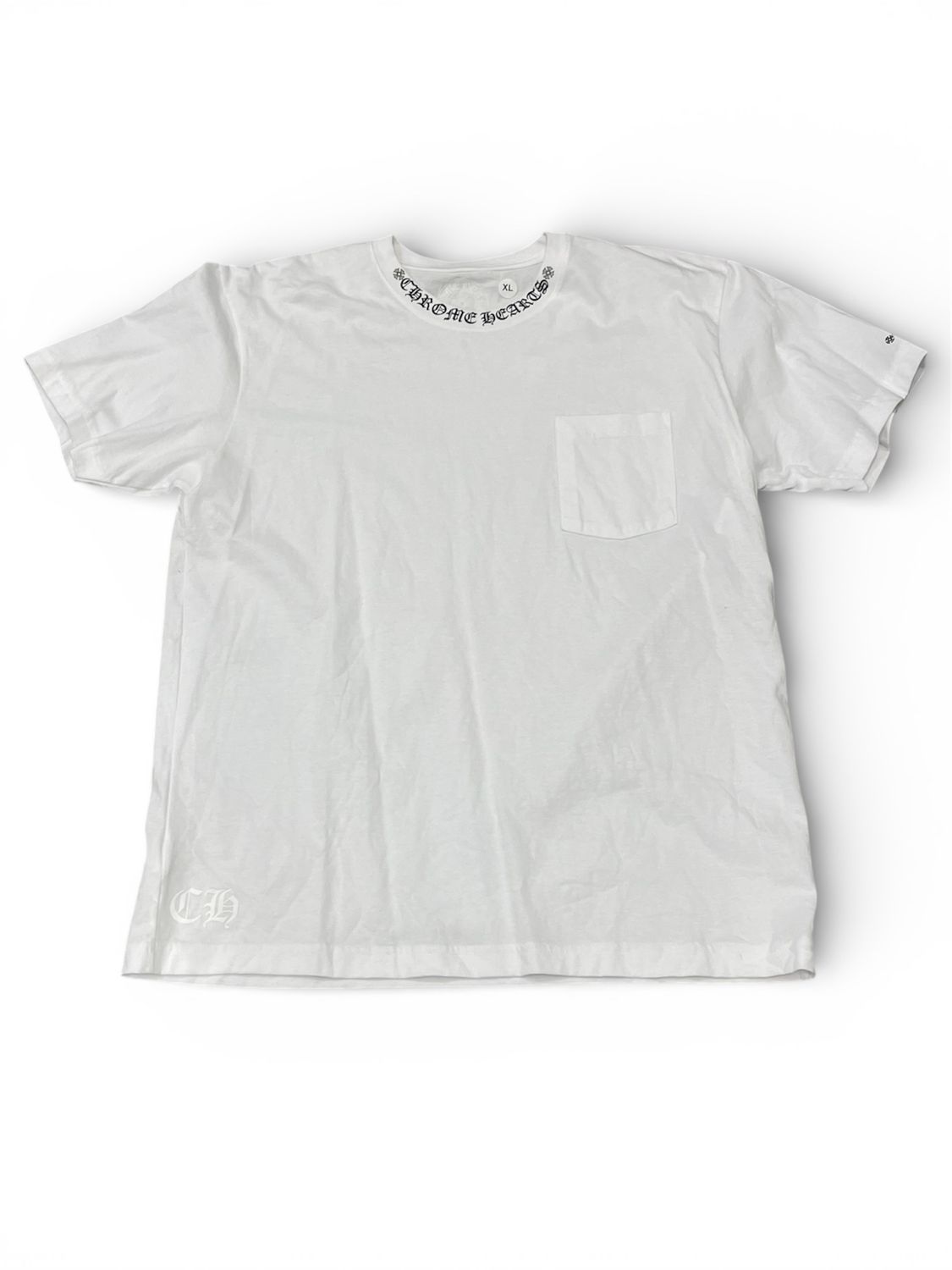 Chrome Hearts Neck Logo T-Shirt White