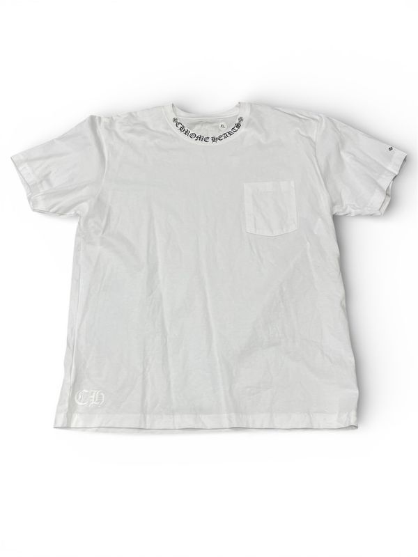 Chrome Hearts Neck Logo T-Shirt White