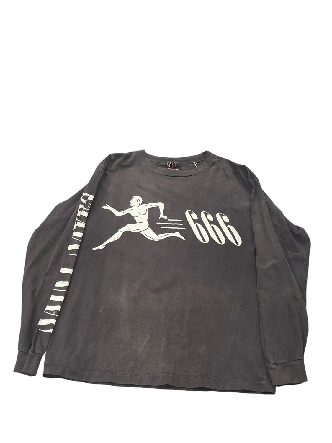 Saint Michael Running L/S T-Shirt Black