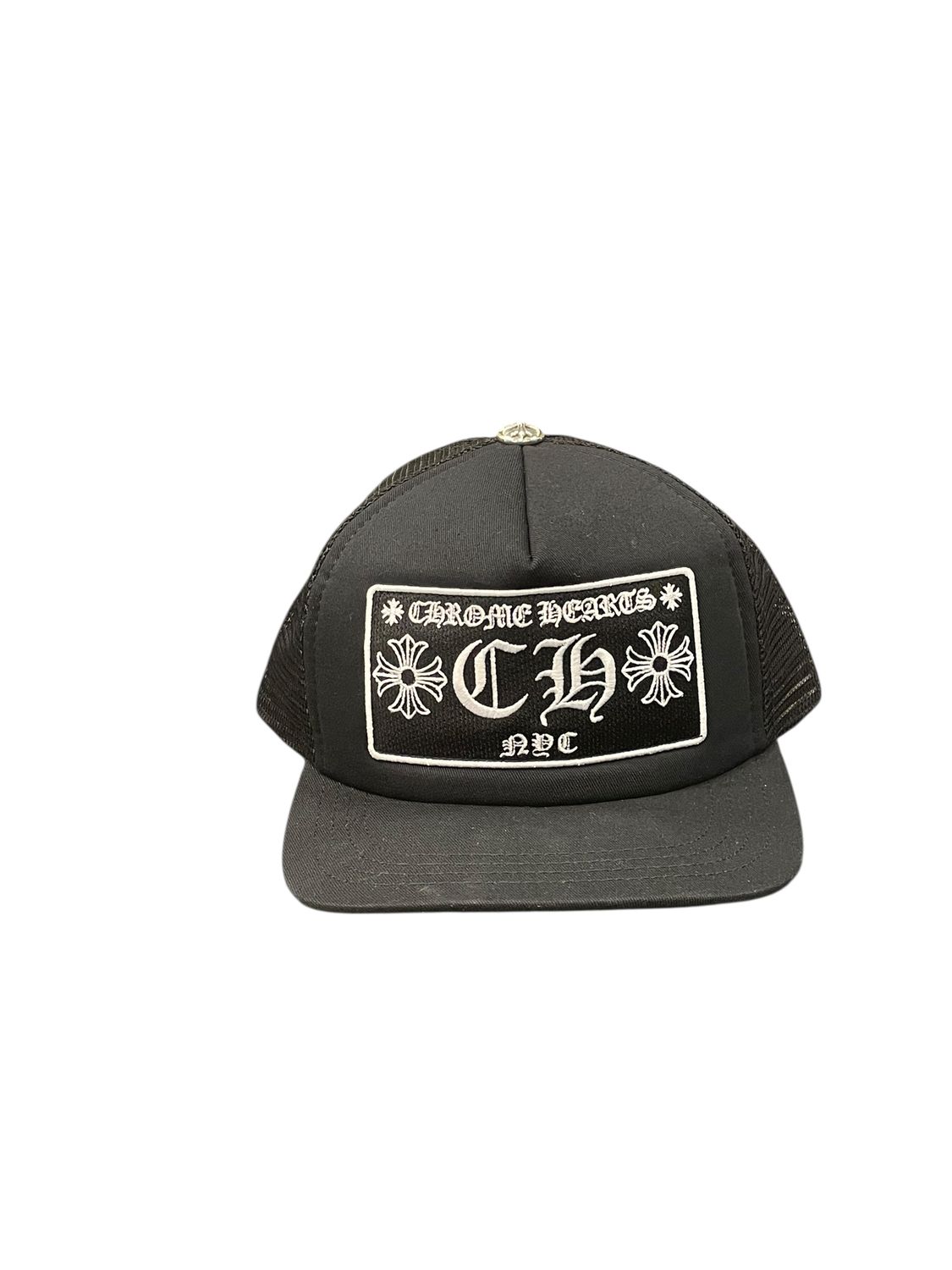 Chrome Hearts CH NYC Trucker Hat Black