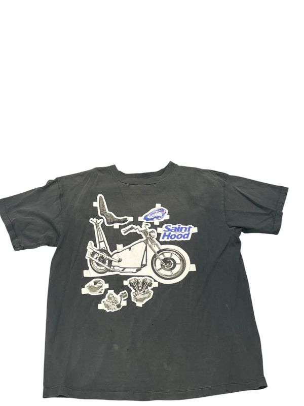 Saint Michael x Neighborhood Bike T-Shirt Black