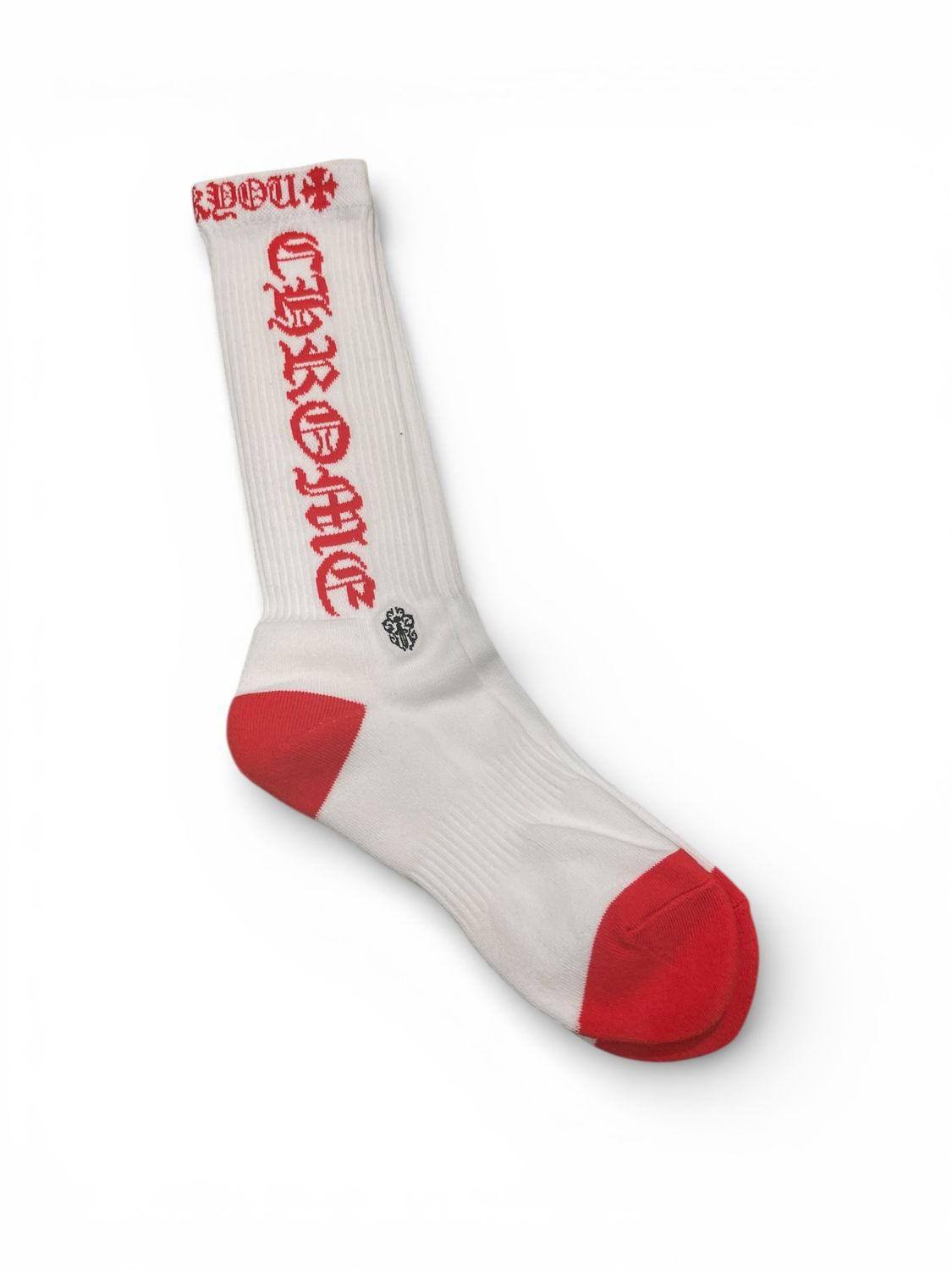 Chrome Hearts Fuck You Socks White Red