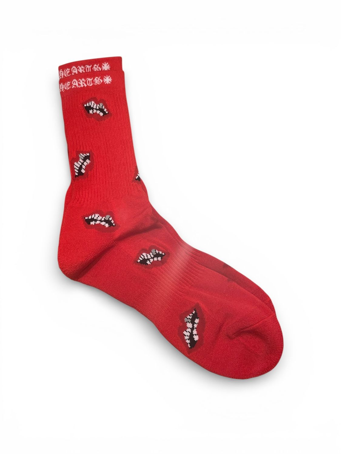 Chrome Hearts Chompers Socks Red