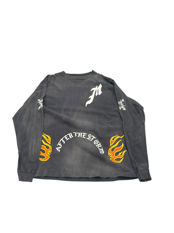 Saint Michael After the Storm L/S T-Shirt Black