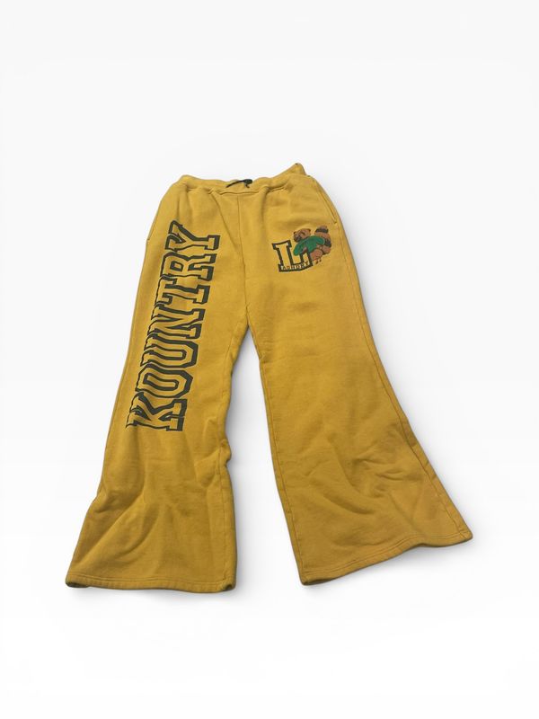 Kapital Kountry Flare Sweat Pants Yellow