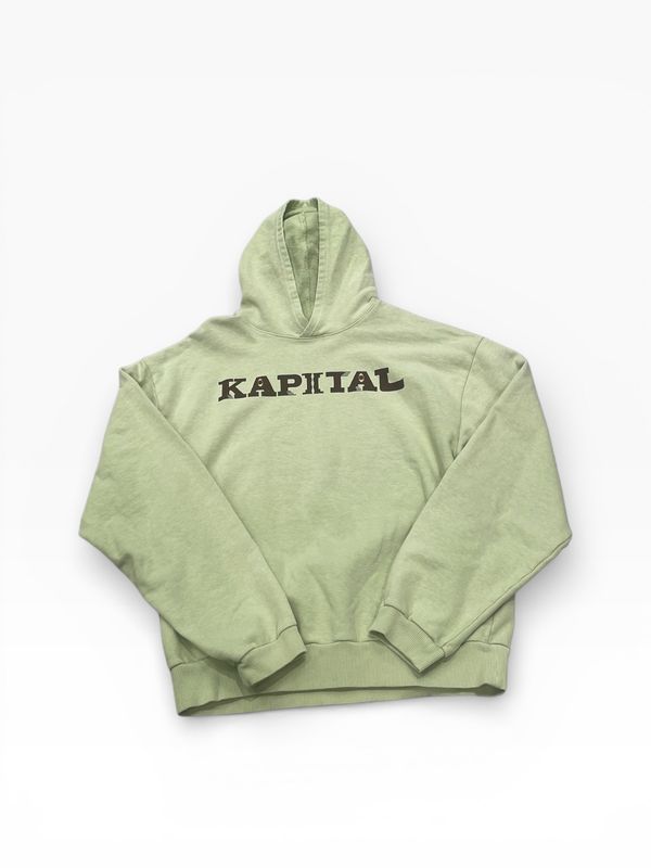 Kapital Logo Hoodie Seafoam