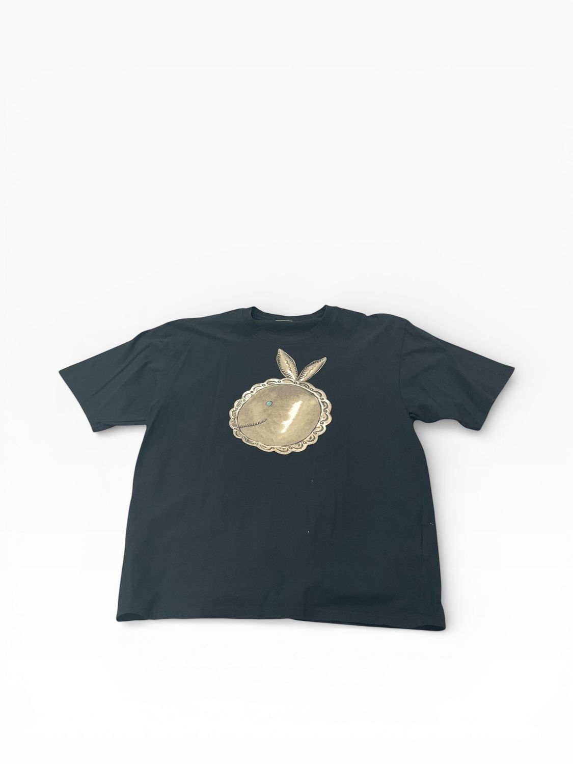 Kapital Smiley Bunny T-Shirt Black