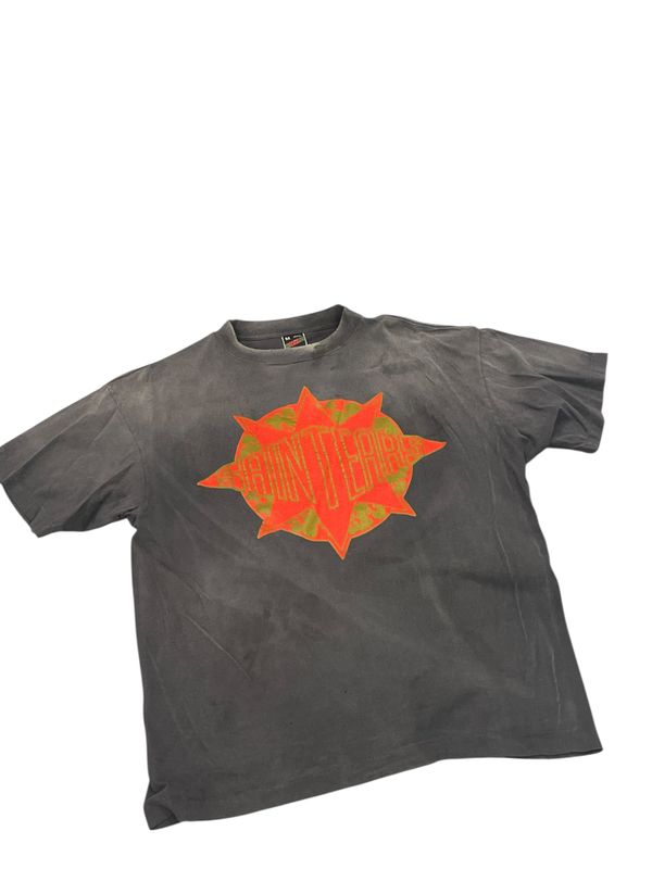 Saint Michael Denim Tears Star Shirt Black