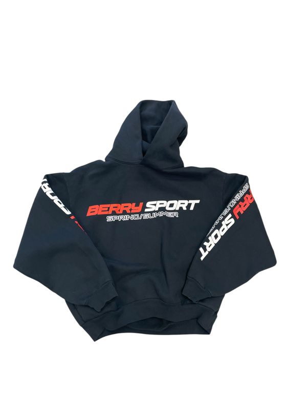 The GVGallery Sport Hooded Sweatshirt Black