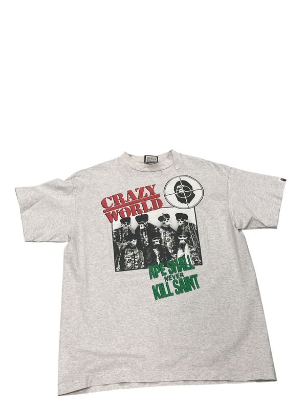 Saint Michael Bape Public Enemy T-Shirt Grey