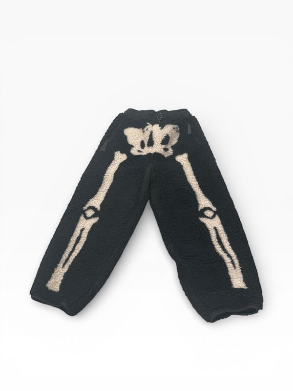 Kapital Bones Fleece Pants Black