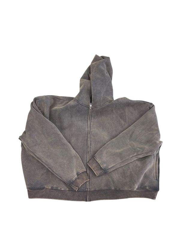 The GVGallery Raspberry Hills Dumpster Hooded Sweatshirt Grey