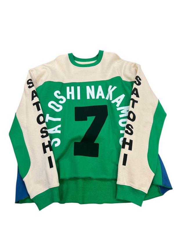 Satoshi Nakamoto Crewneck 7 Green