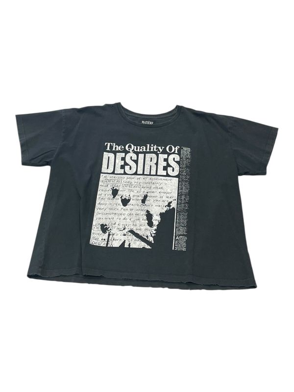 Matiere De Desires Quality T-Shirt Black