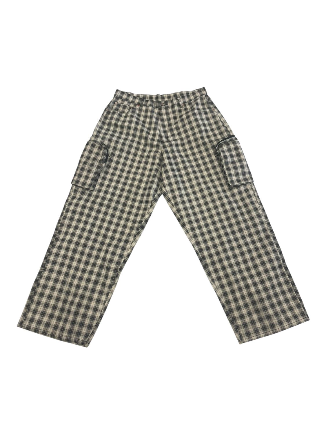The GVGallery Raspberry Plaid Cargo Pant