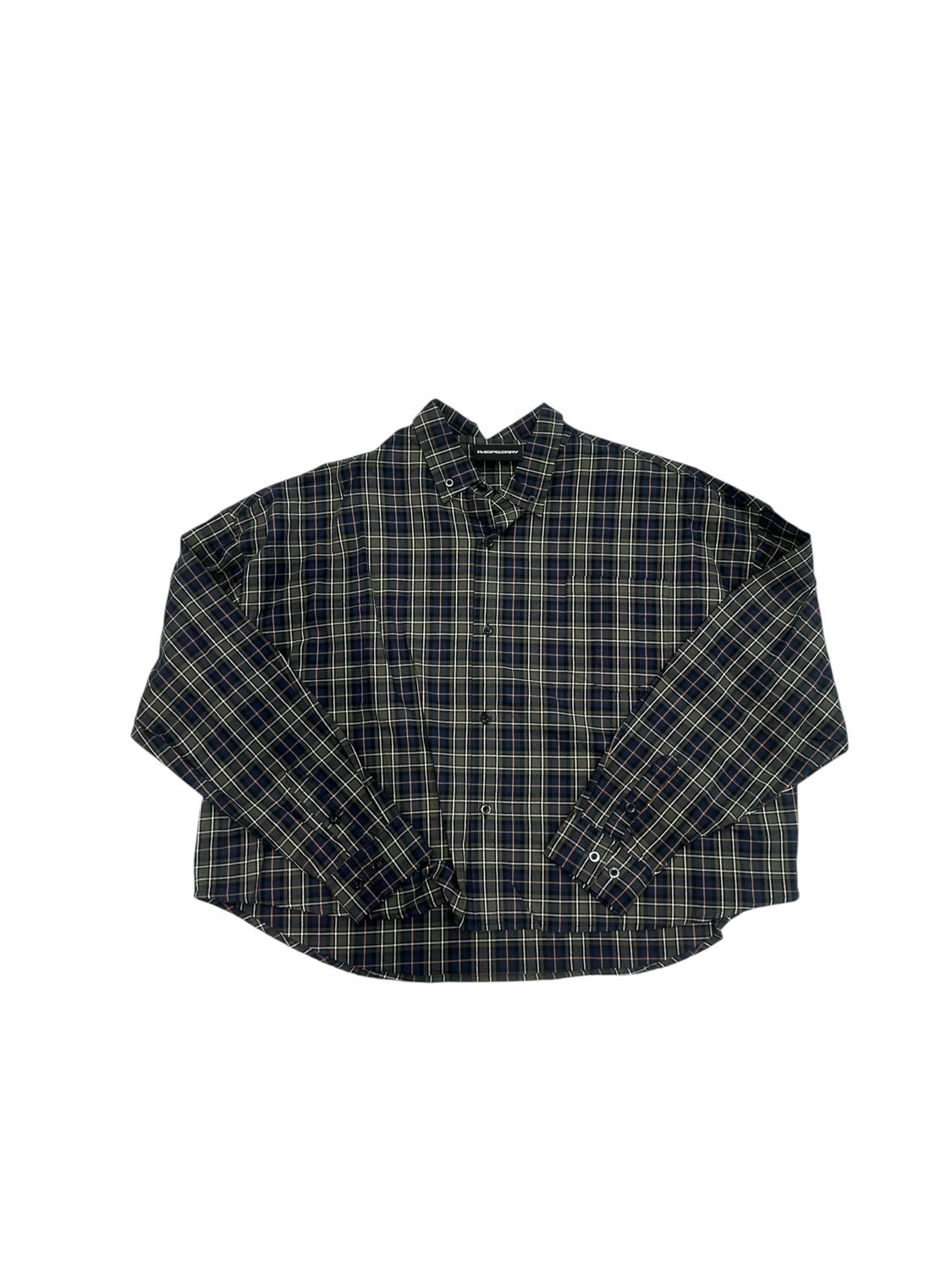 The GVGallery Raspberry Hills OG navy Flannel Green