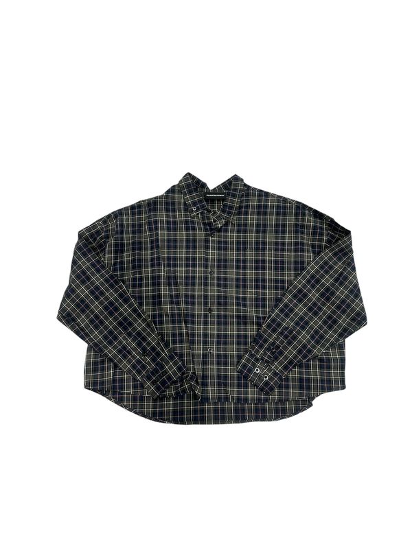 The GVGallery Raspberry Hills OG navy Flannel Green