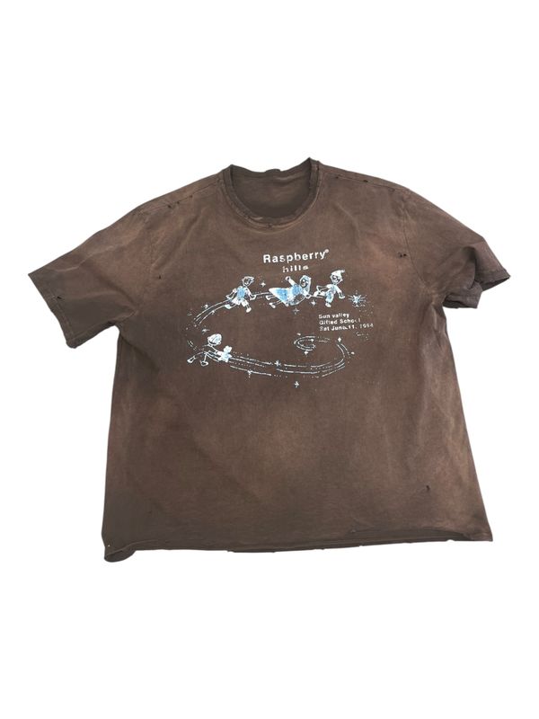 The GVGallery Raspberry Hills Children T-Shirt Brown