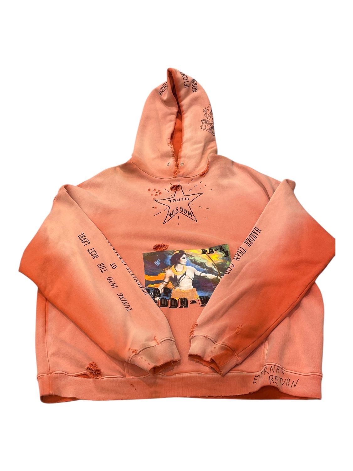 Paly Hollywood SDDN WSDM Hooded Sweatshirt Orange
