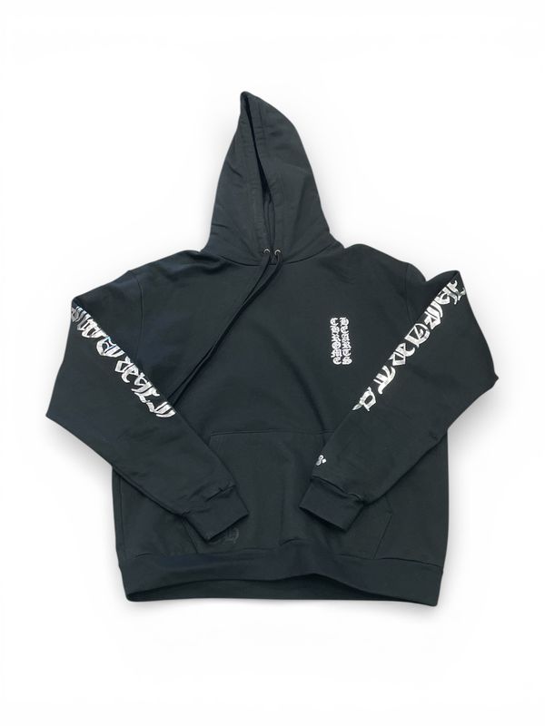 Chrome Hearts Online Exclusive Hooded Sweatshirt Black Silver
