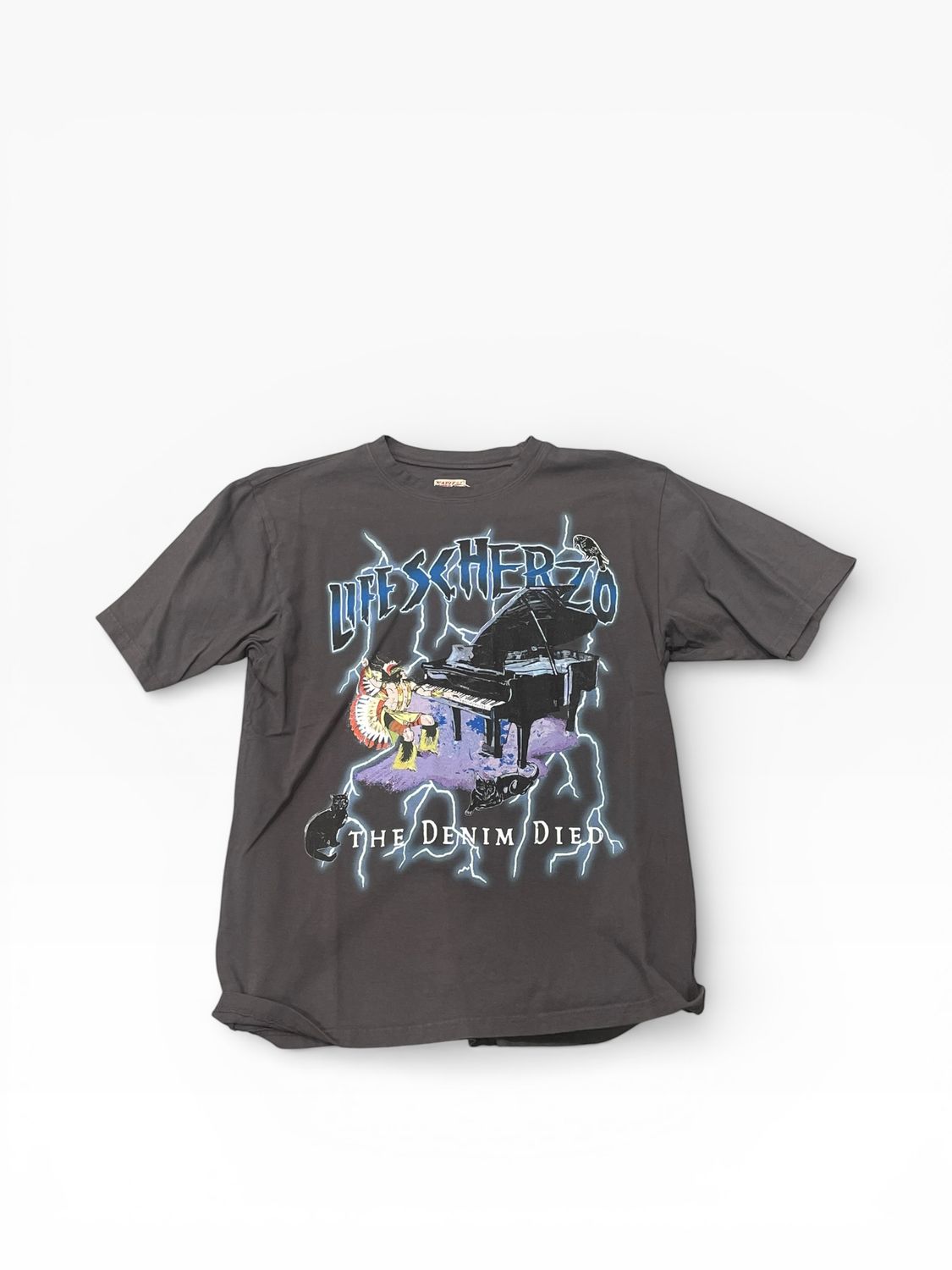 Kapital Lightning Piano T-Shirt Black