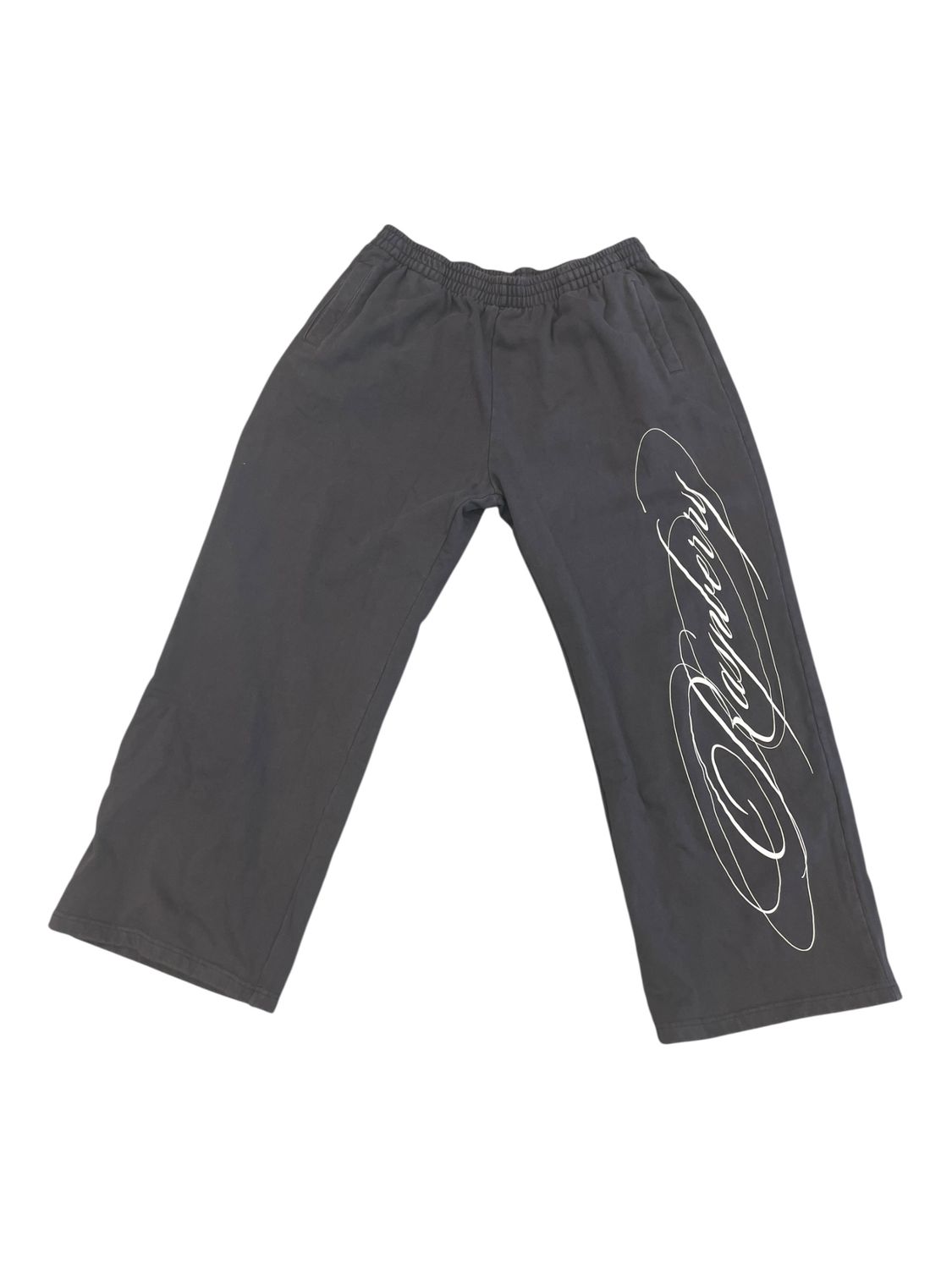 The GVGallery Raspberry Hills Script Sweat Pant Black